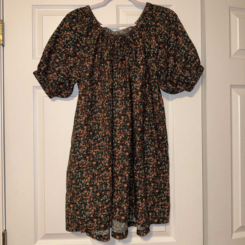 Doen Chestnut Dress XS in Black Petit Jardin